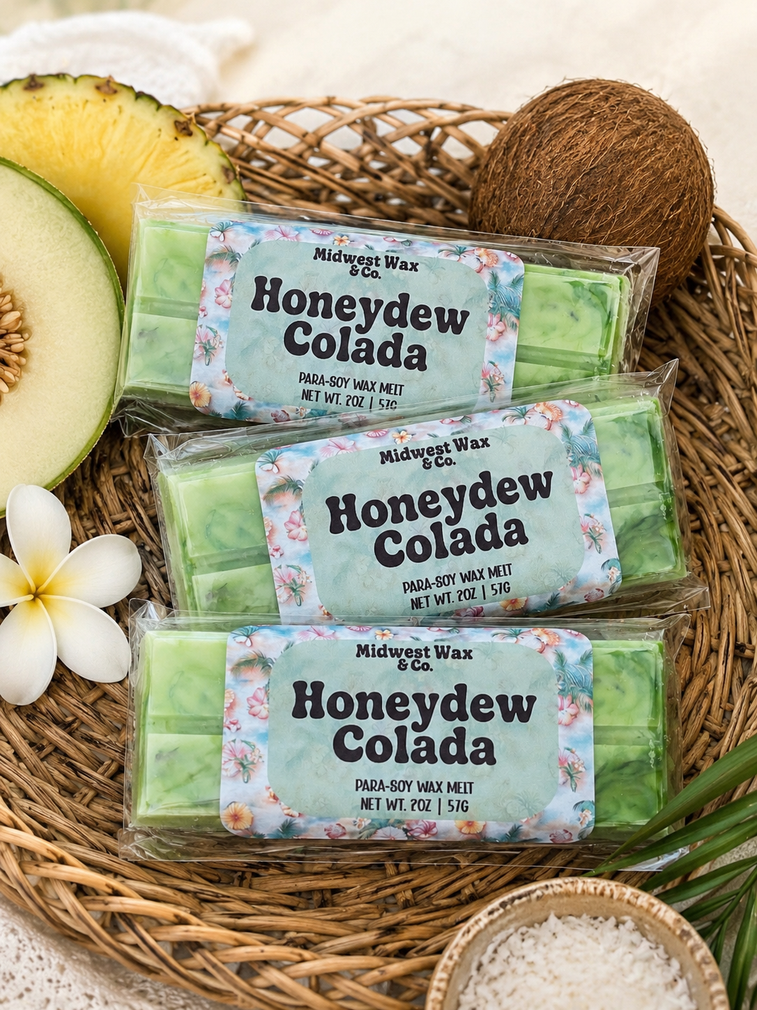 Honeydew Colada Wax Melt
