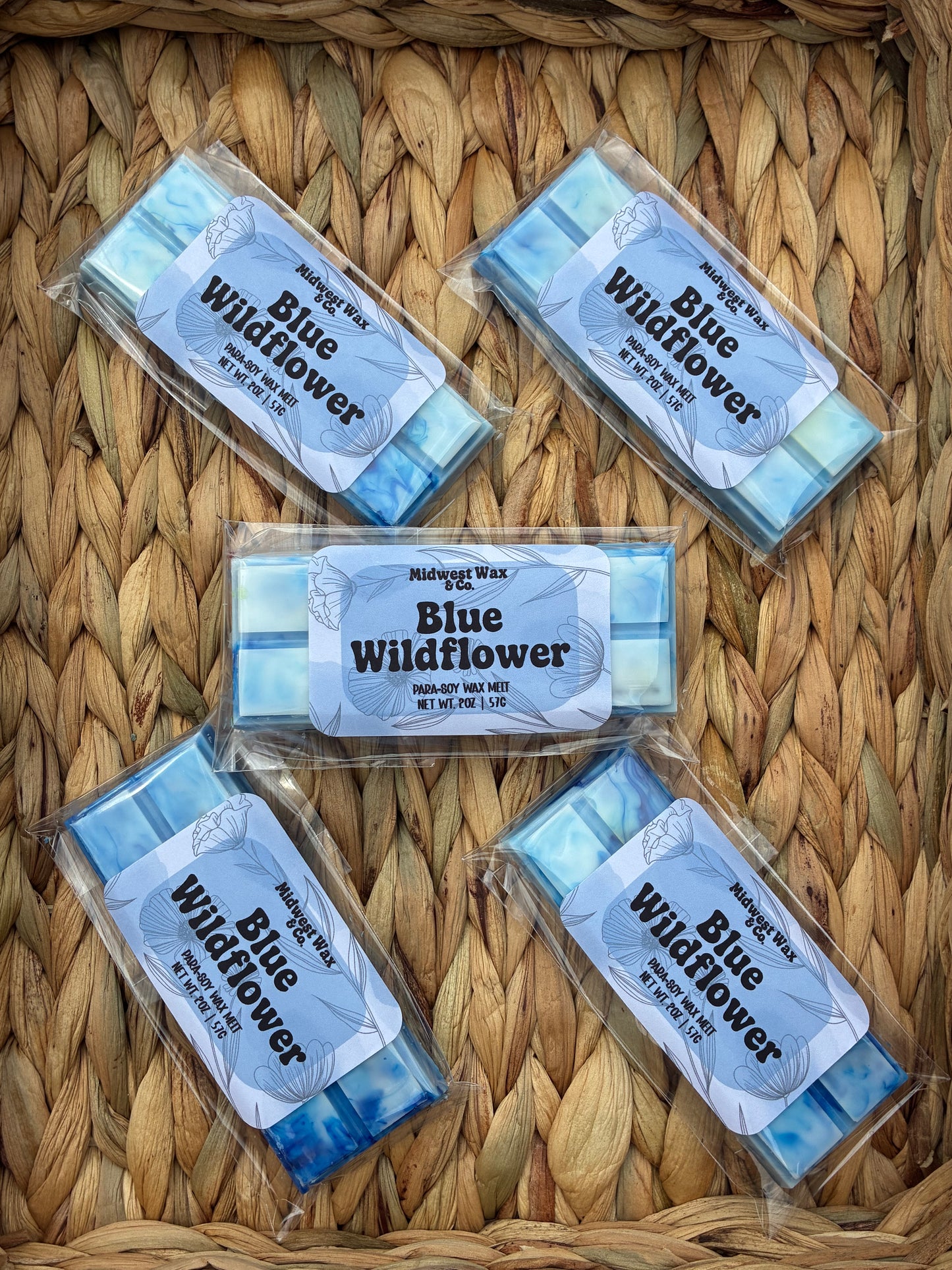Blue Wildflower Wax Melt