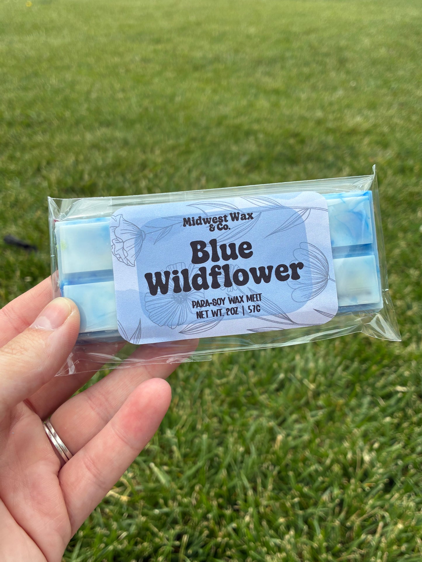 Blue Wildflower Wax Melt