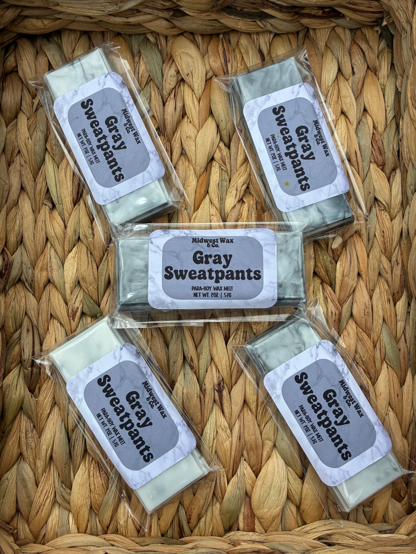 Gray Sweatpants Wax Melt