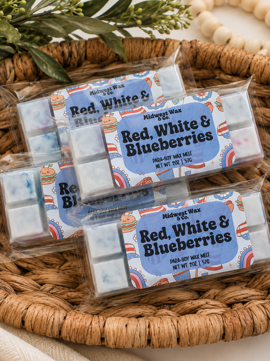Red, White and Blueberries Wax Melt