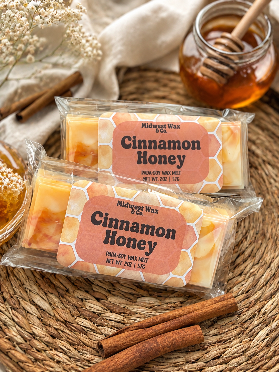 Cinnamon Honey Wax Melt